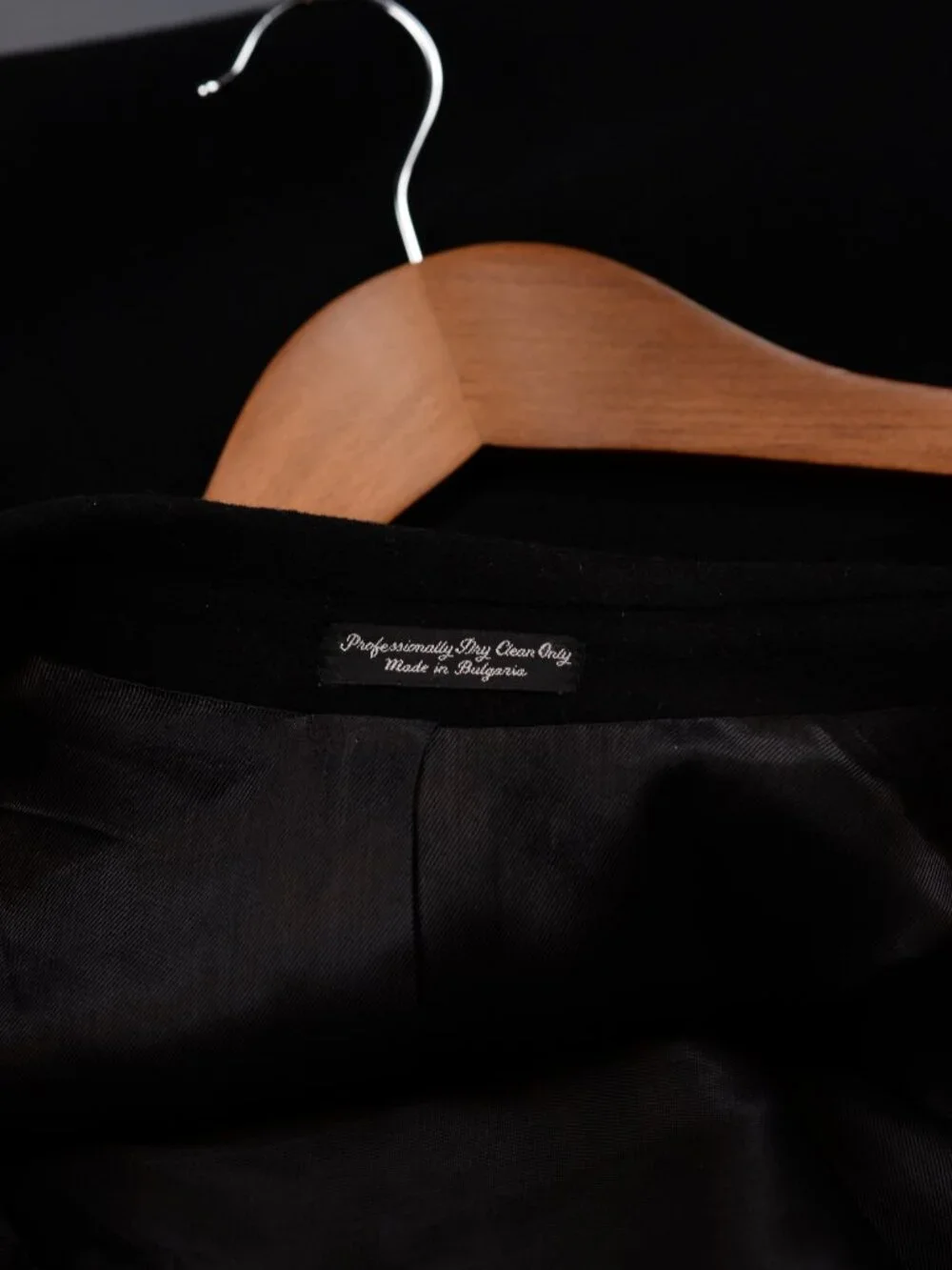 Barrington Wool & Cashmere Double-Breasted 3/4-Length Overcoat Black 48R